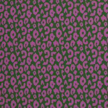 Dekodruck Happy Leo Pink/Grün by Cherry Picking von Swafing